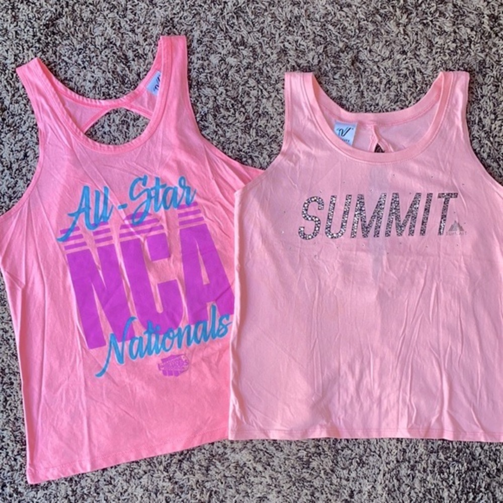 Two Varsity Spirit Sports Tank Tops Bundle